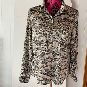 Ann Taylor Multicolor Button Down Shirt